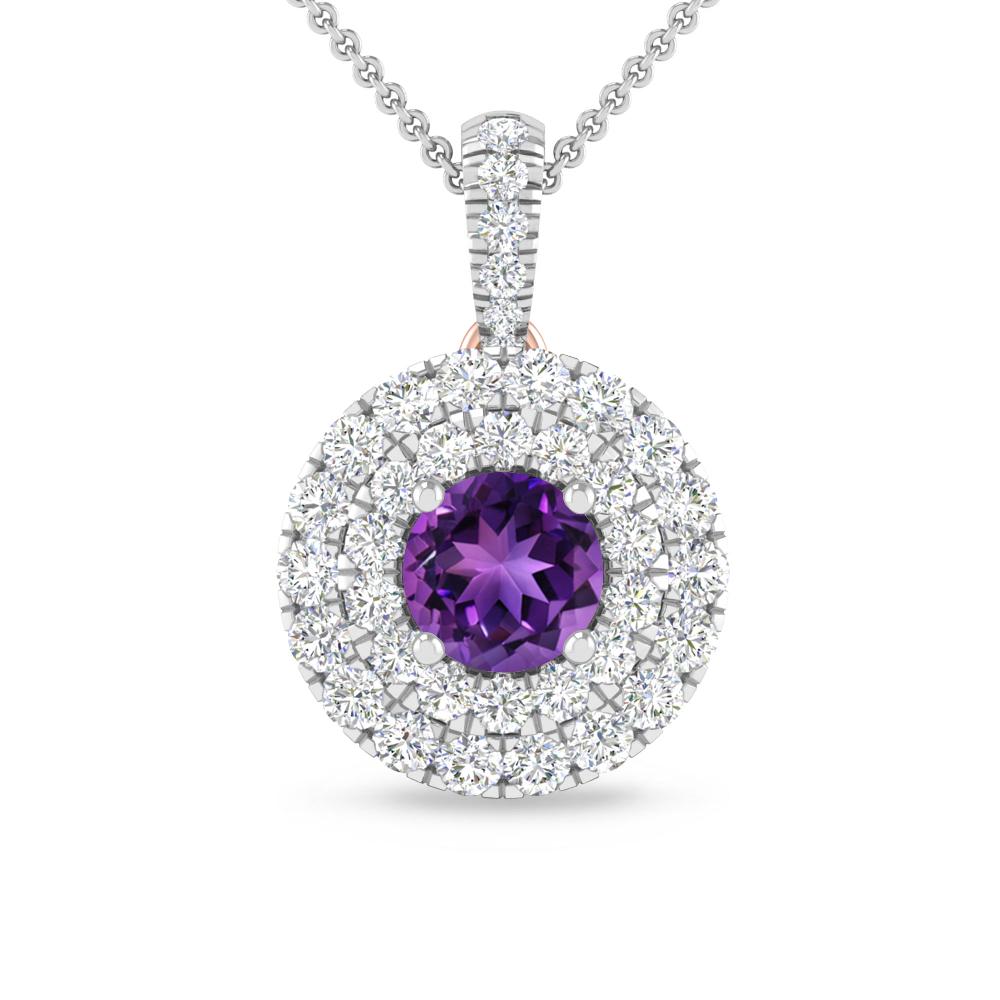 White Gold - Amethyst