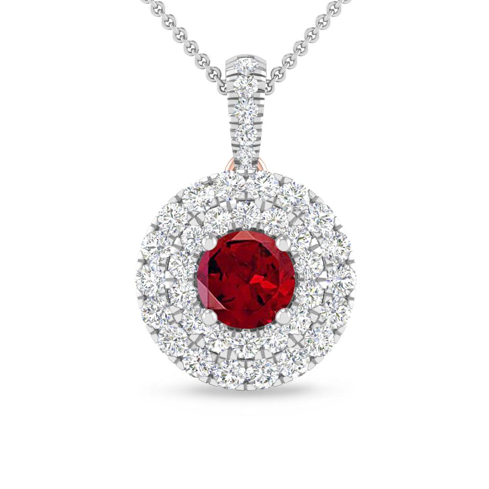 White Gold - Garnet