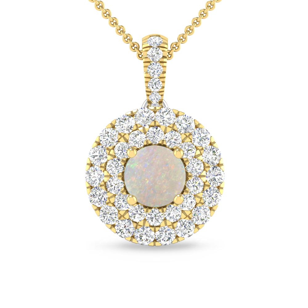 Yellow Gold - Opal