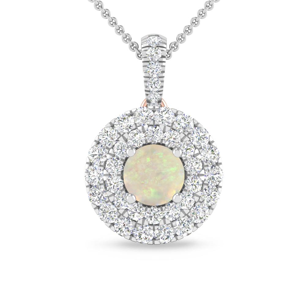 White Gold - Opal