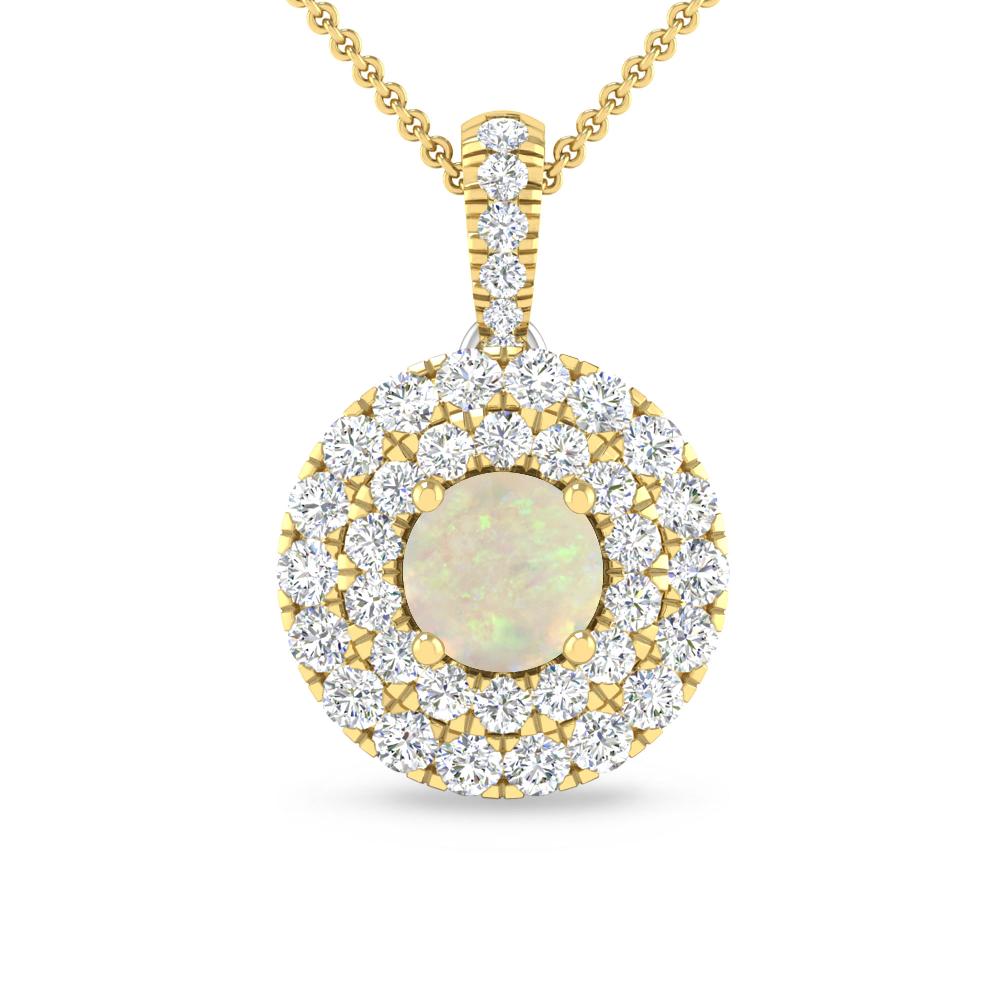 Yellow Gold - Opal