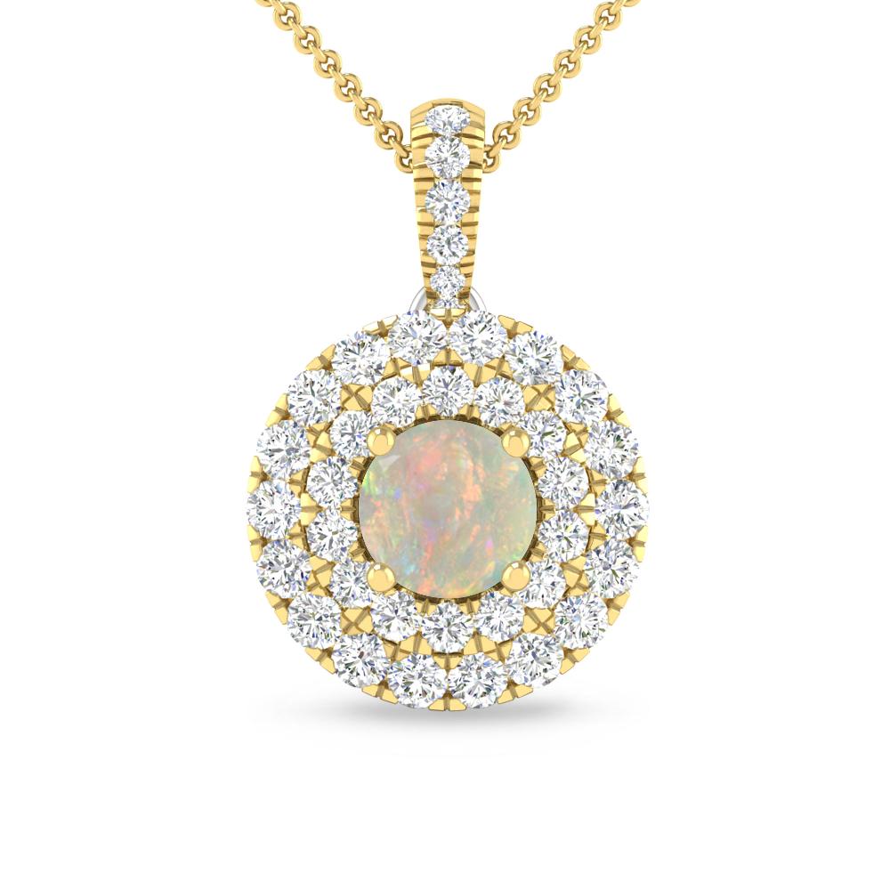 Yellow Gold - Opal