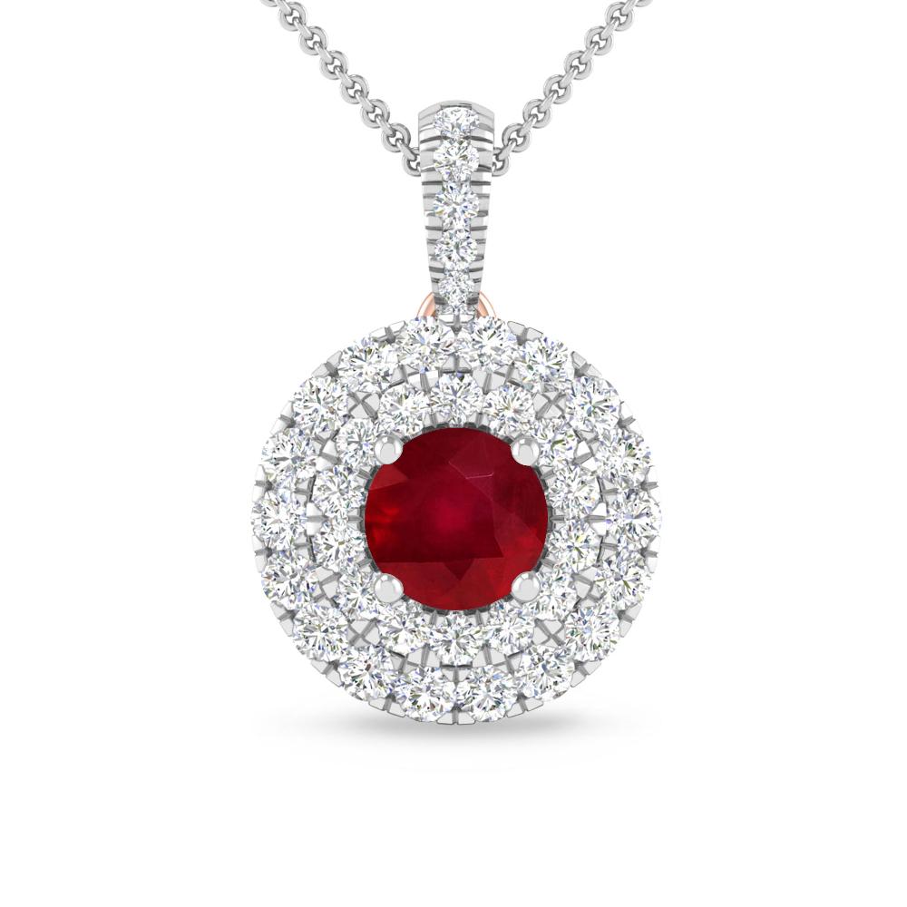 White Gold - Ruby