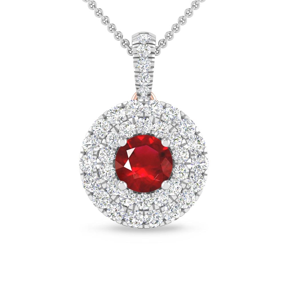 White Gold - Ruby