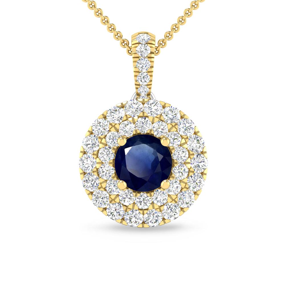 Yellow Gold - Sapphire