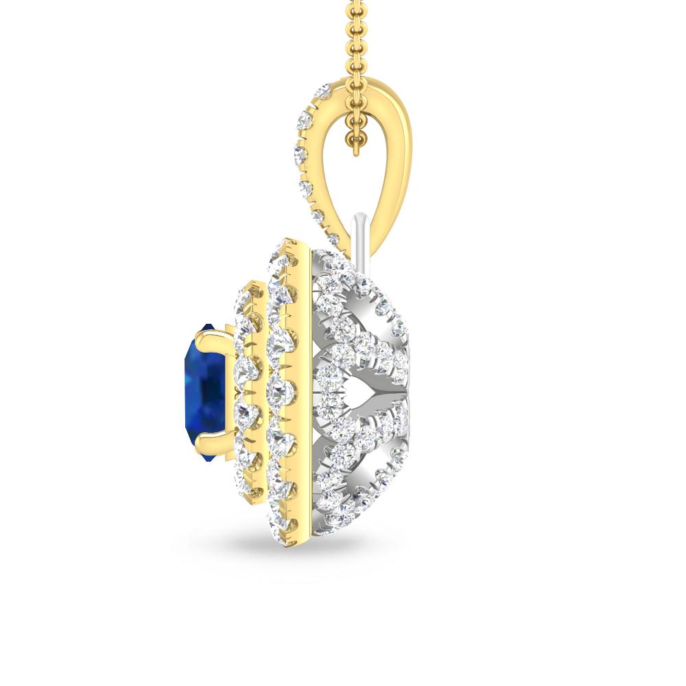 Yellow Gold - Sapphire