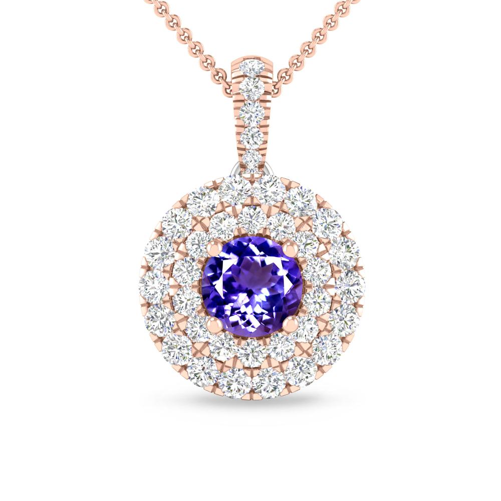 Rose Gold - Tanzanite