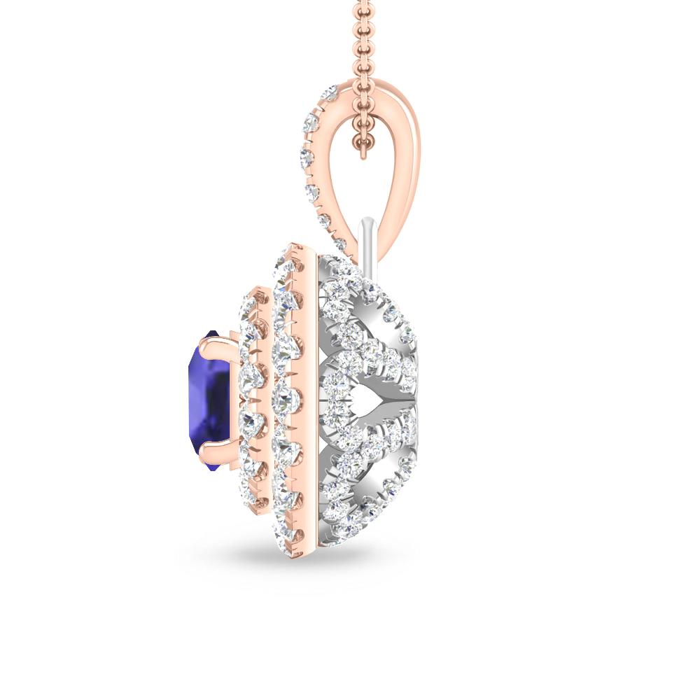 Rose Gold - Tanzanite