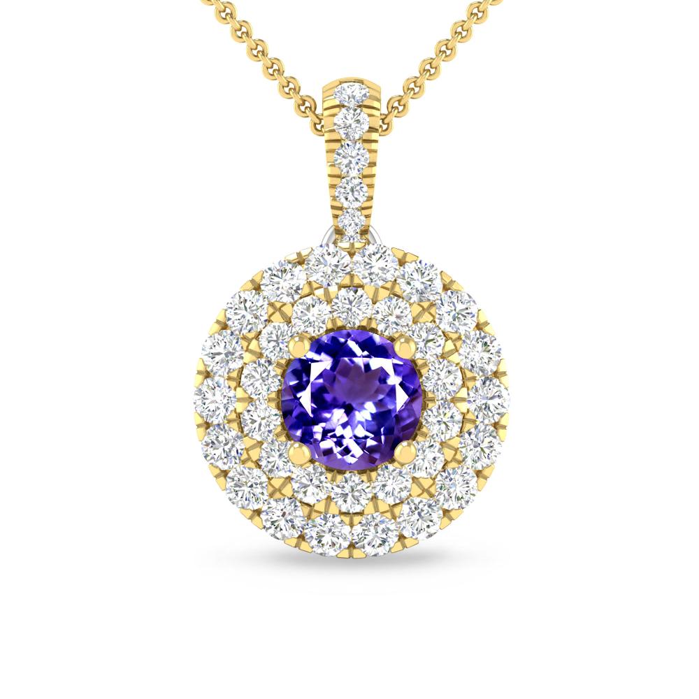 Yellow Gold - Tanzanite