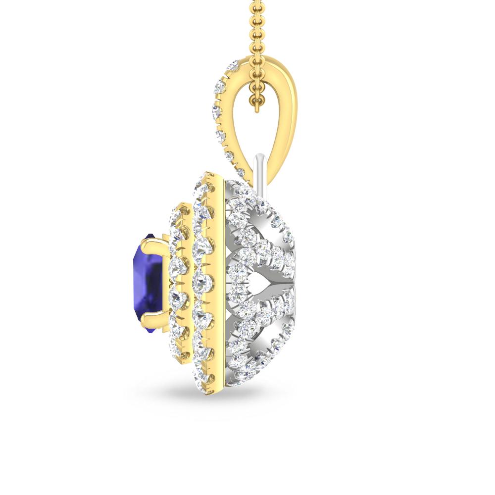 Yellow Gold - Tanzanite