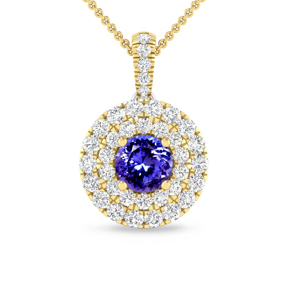 Yellow Gold - Tanzanite