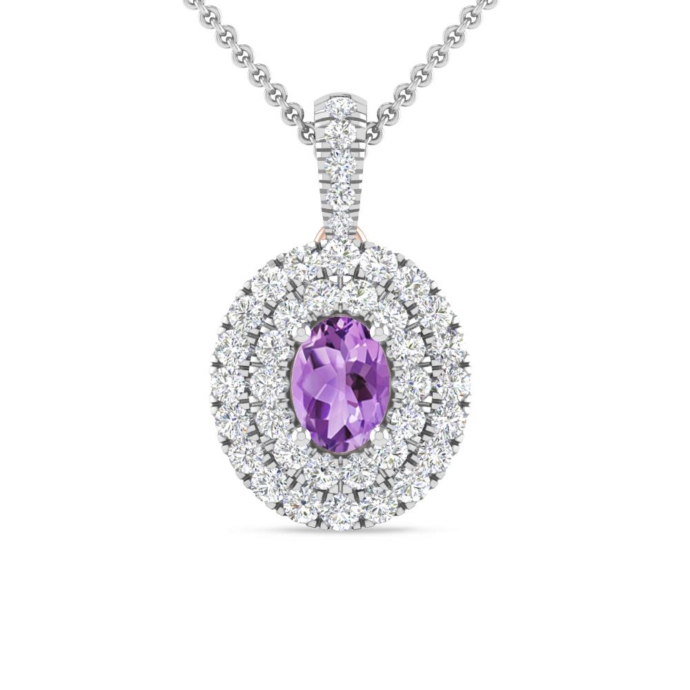 White Gold - Amethyst