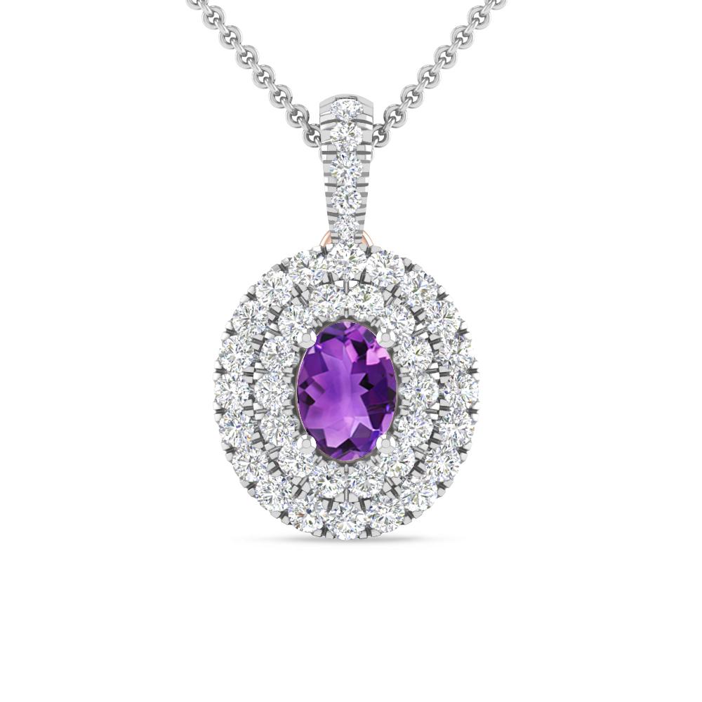 White Gold - Amethyst