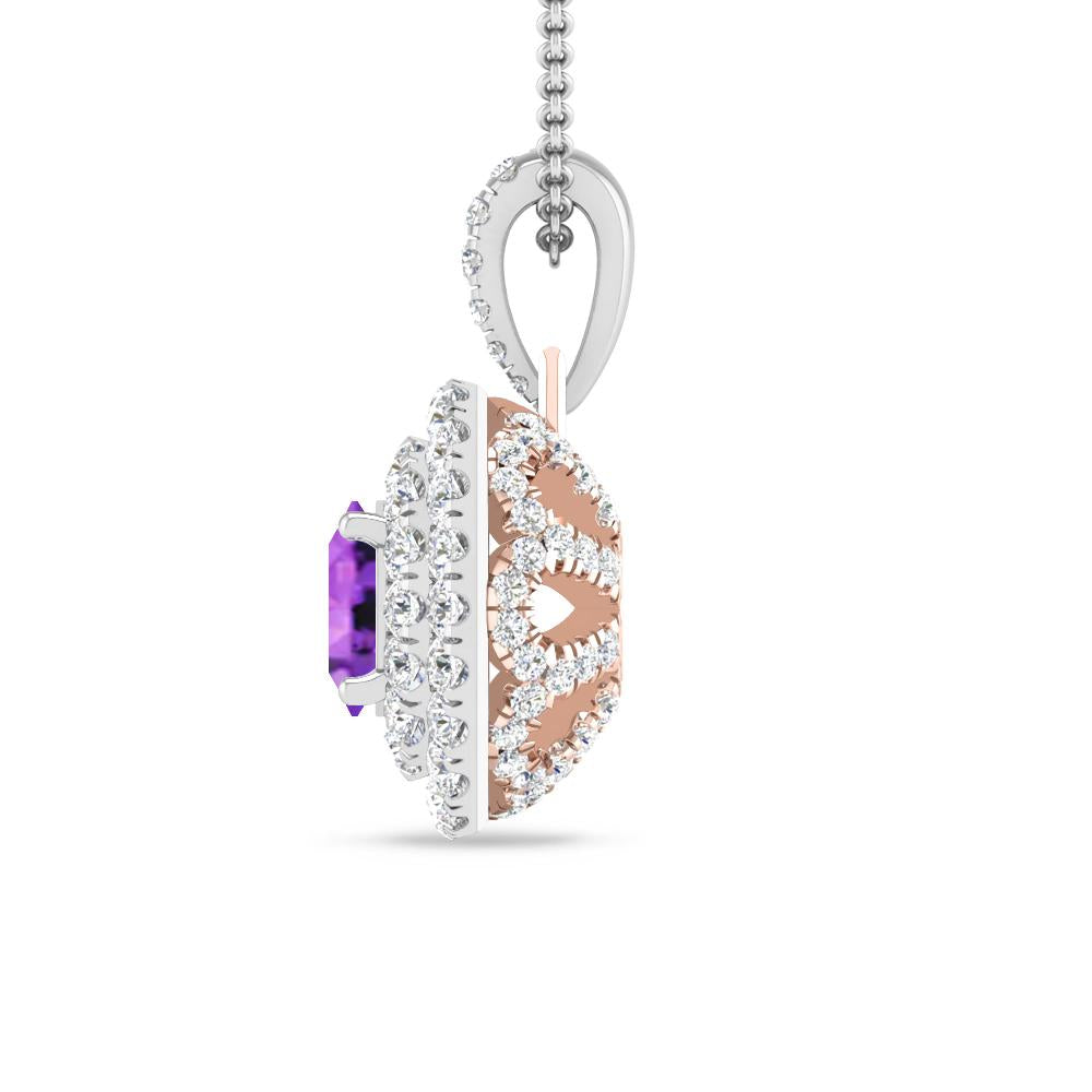 White Gold - Amethyst