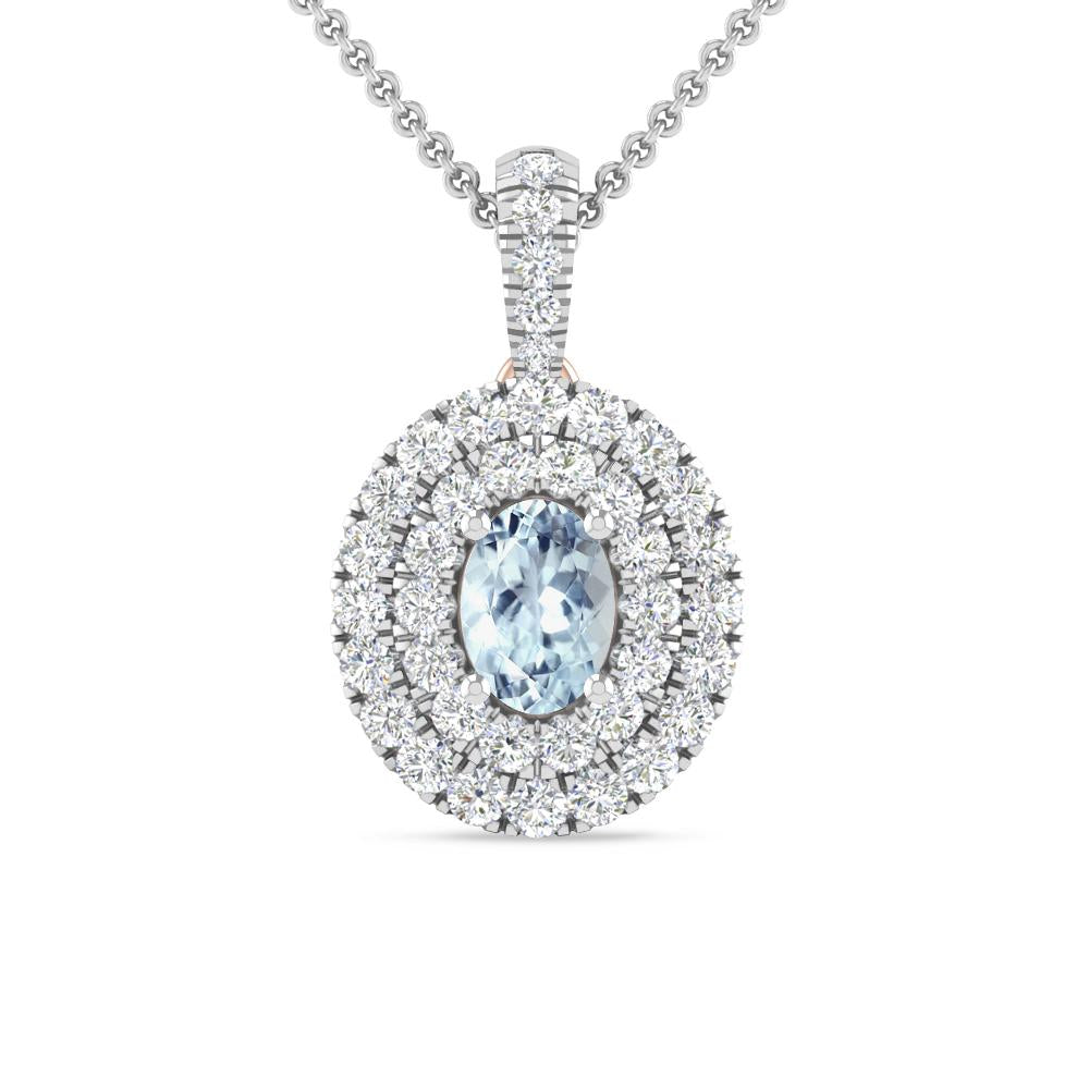 White Gold - Aquamarine