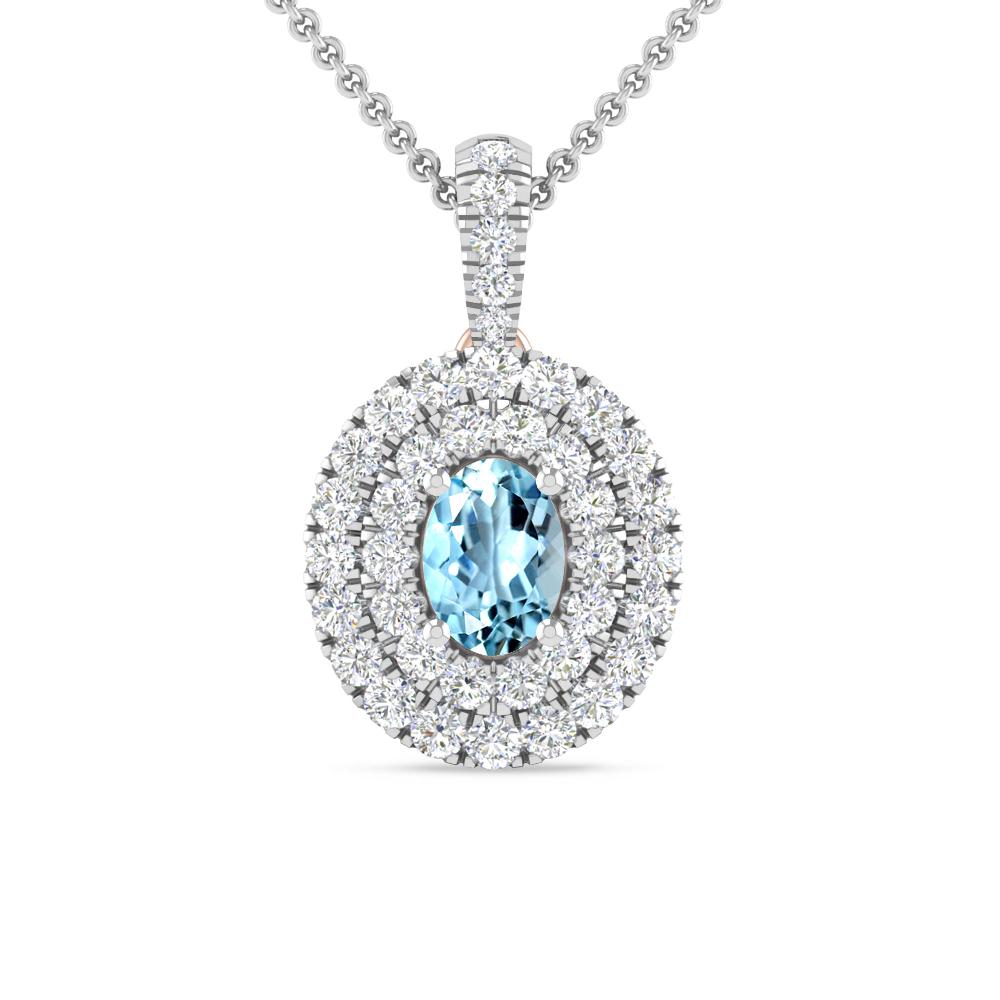 White Gold - Aquamarine