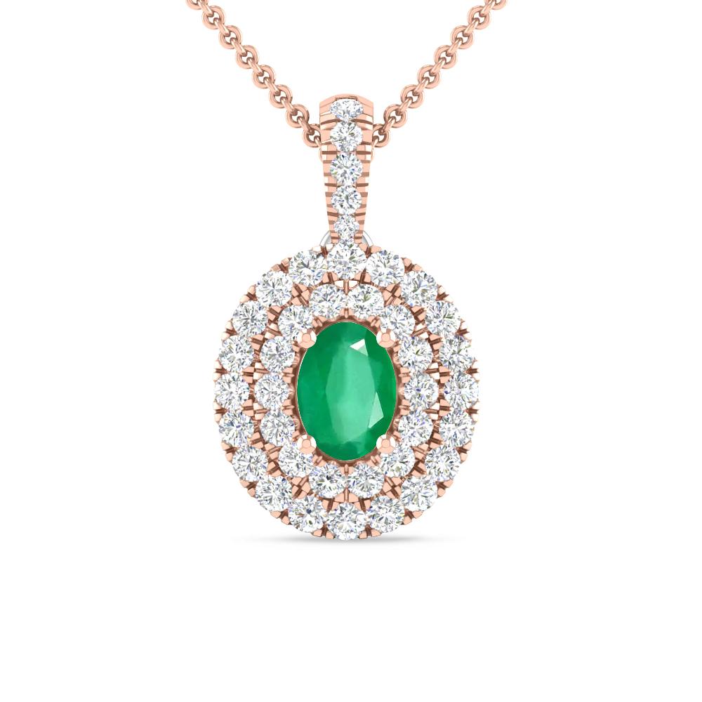 Rose Gold - Emerald