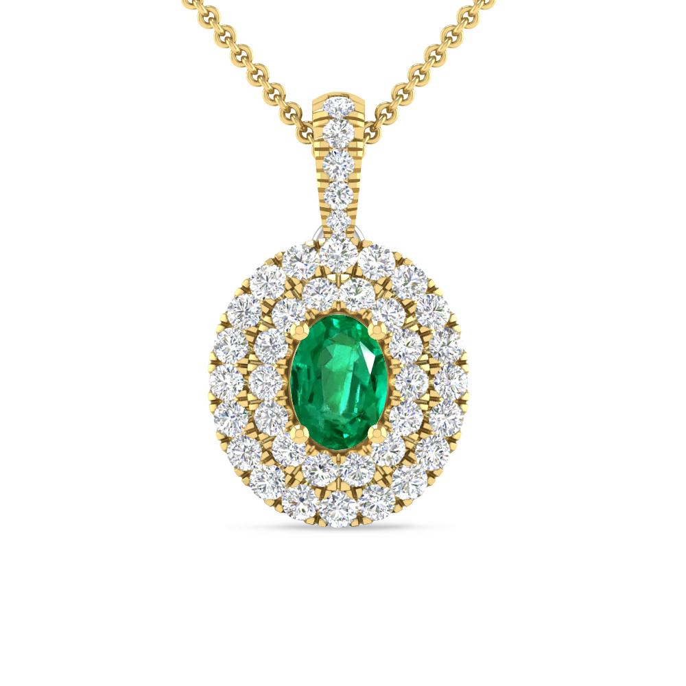 Yellow Gold - Emerald