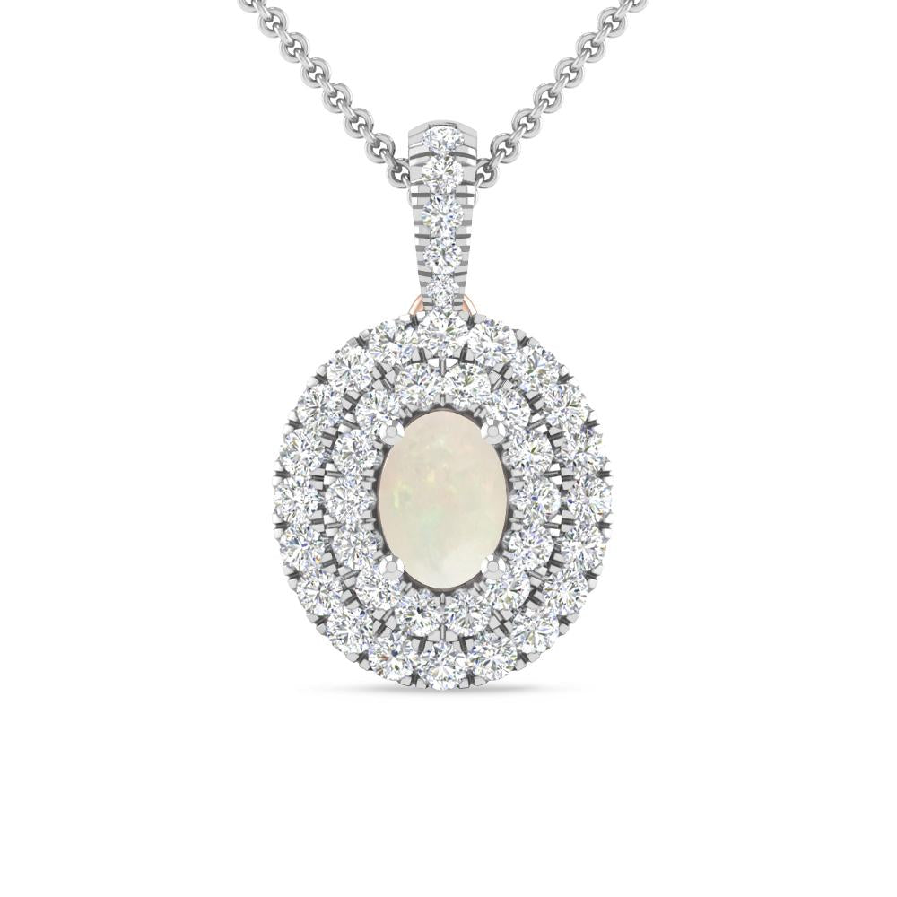 White Gold - Opal