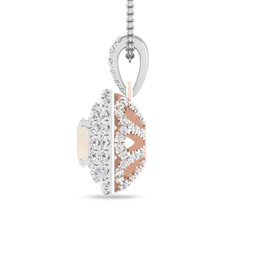 White Gold - Opal