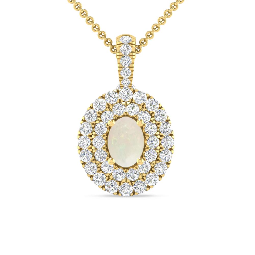 Yellow Gold - Opal