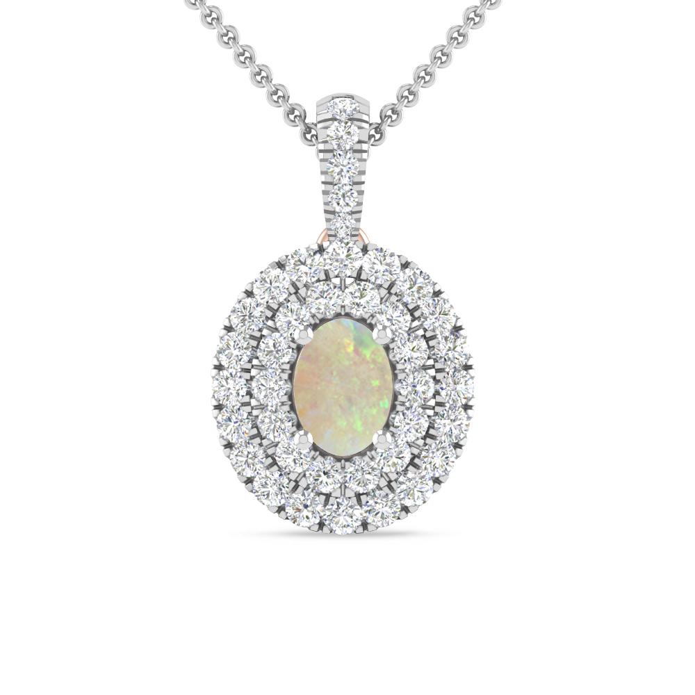 White Gold - Opal