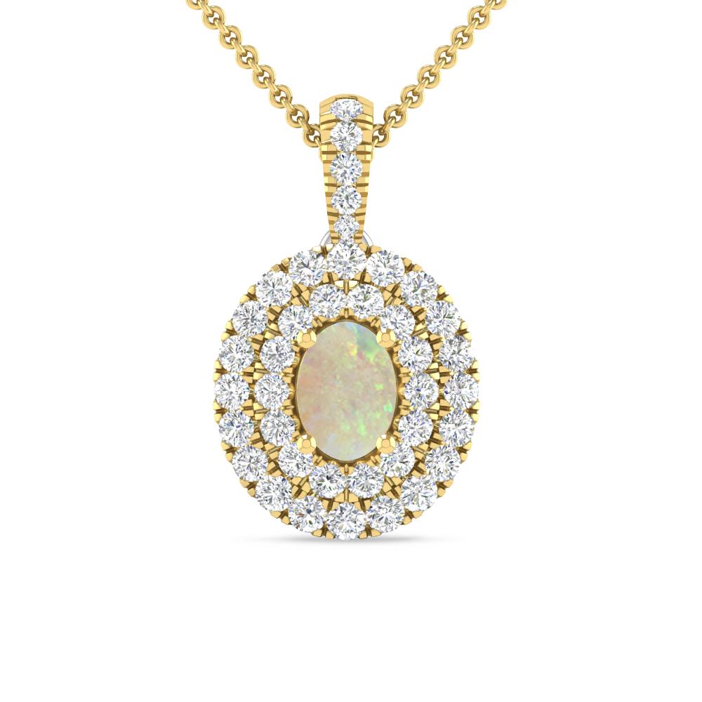 Yellow Gold - Opal