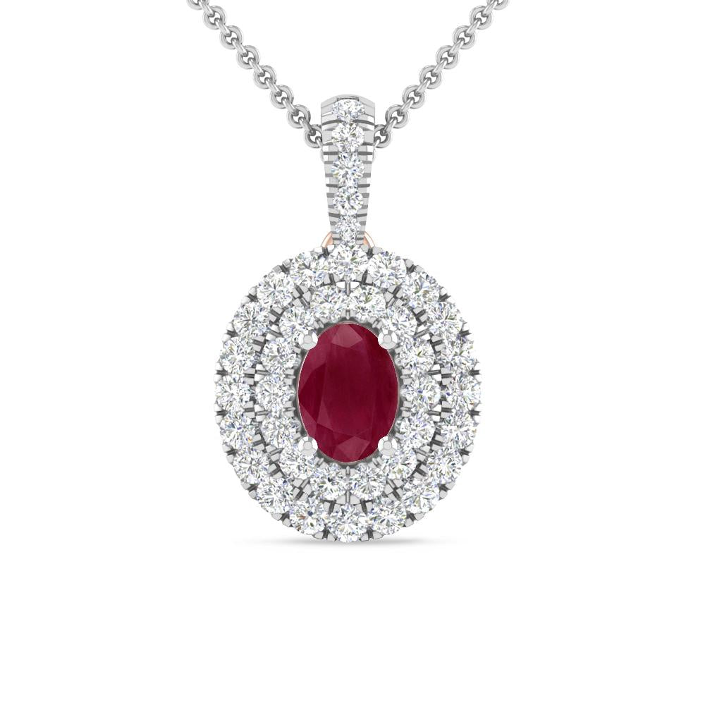 White Gold - Ruby