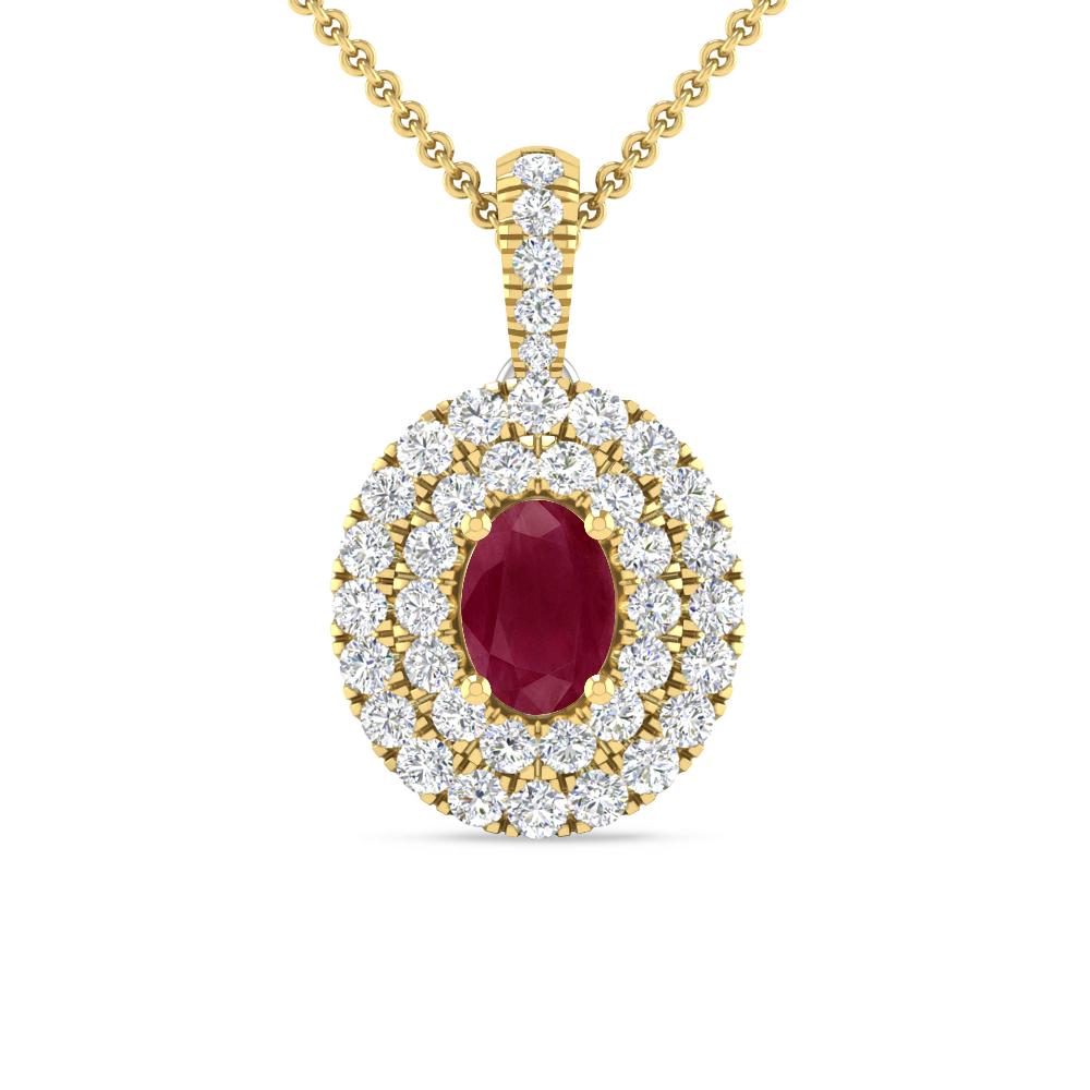 Yellow Gold - Ruby
