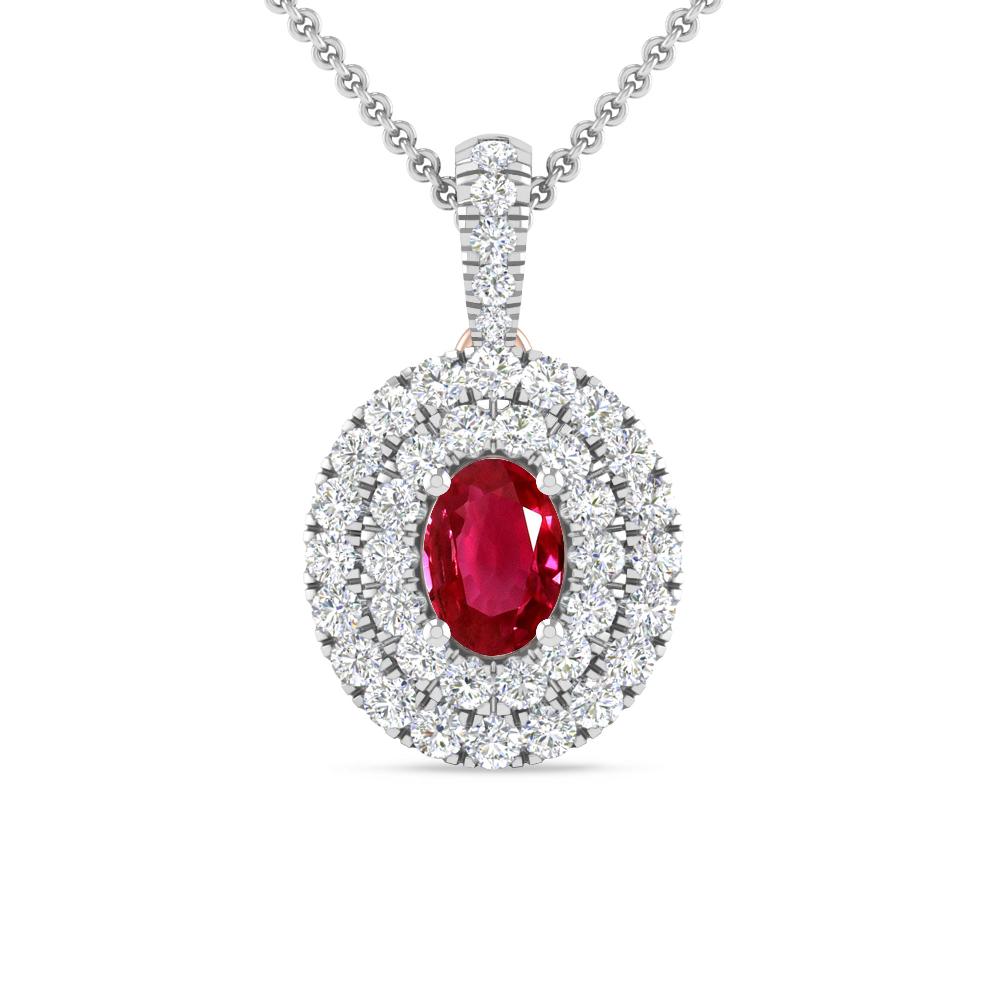 White Gold - Ruby