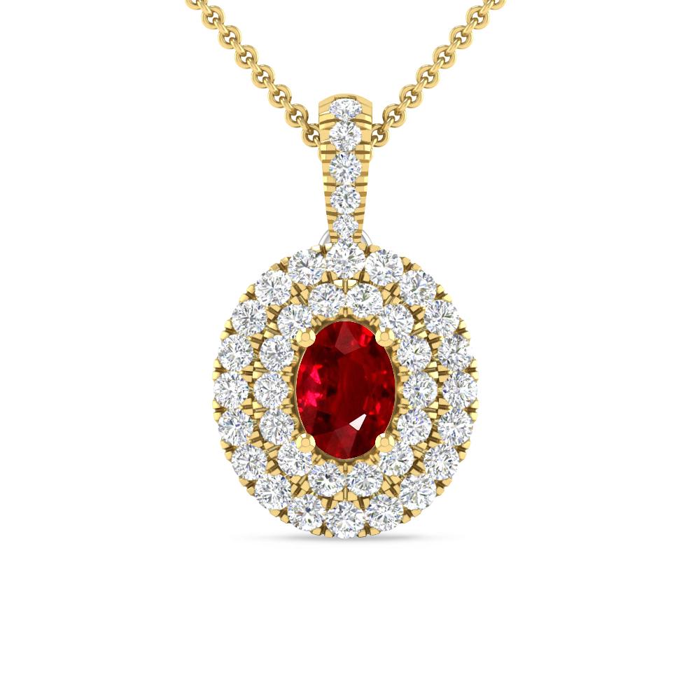 Yellow Gold - Ruby