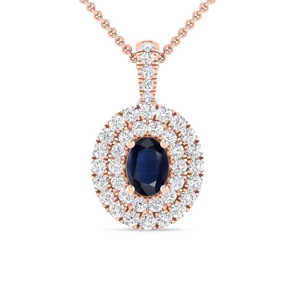 Rose Gold - Sapphire