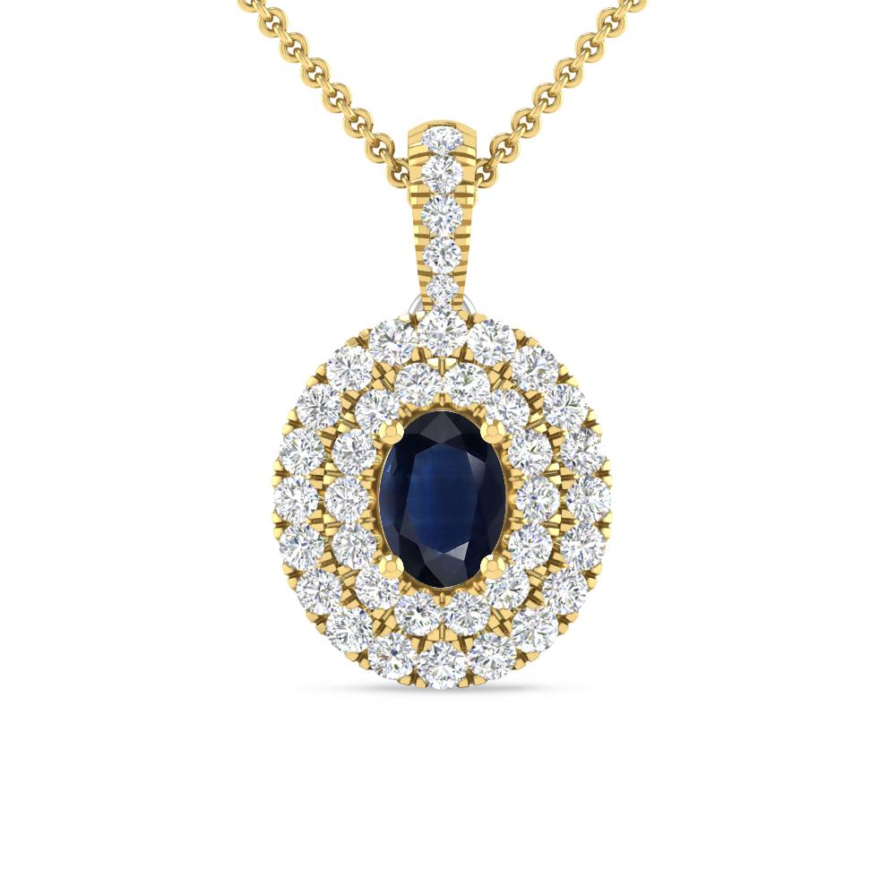 Yellow Gold - Sapphire