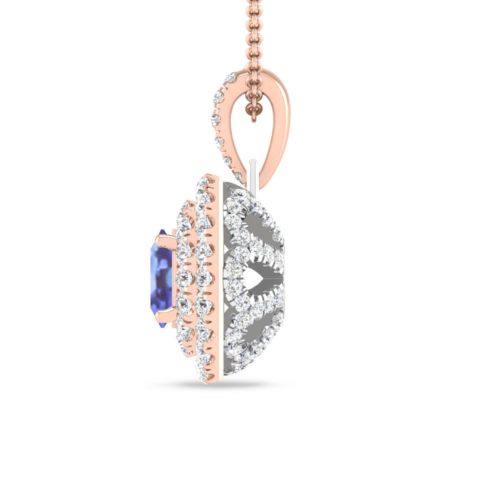 Rose Gold - Tanzanite
