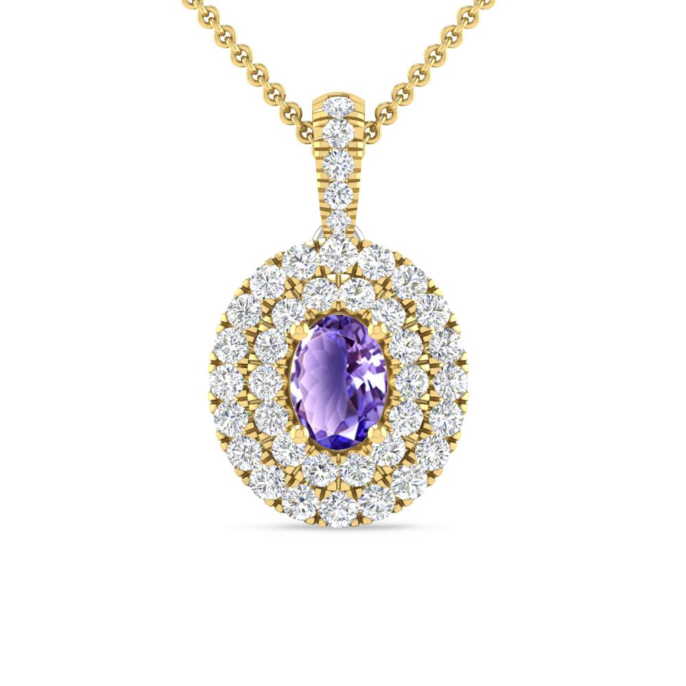 Yellow Gold - Tanzanite
