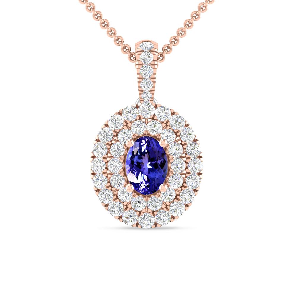 Rose Gold - Tanzanite