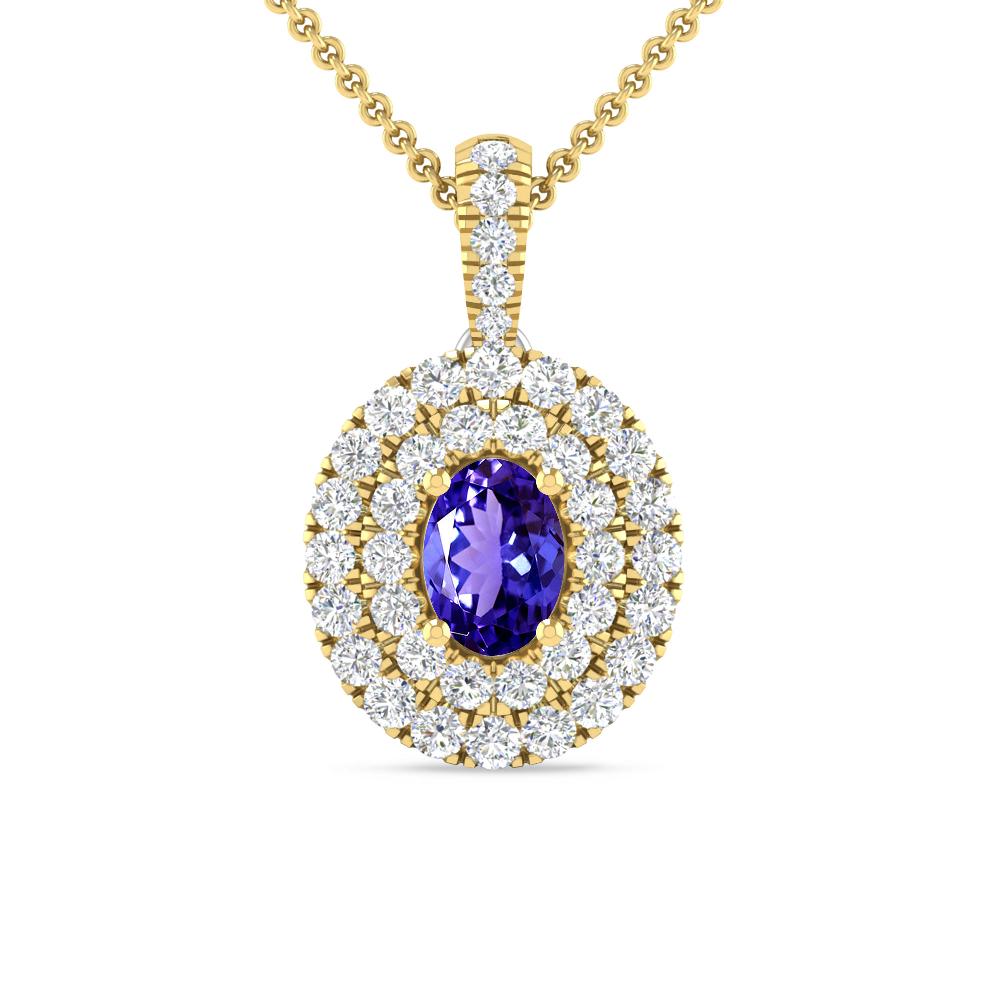 Yellow Gold - Tanzanite