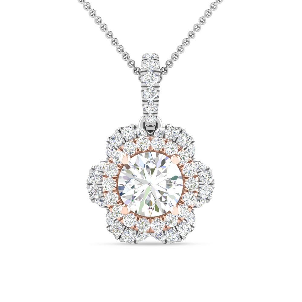 White Gold/Rose Gold - Diamond
