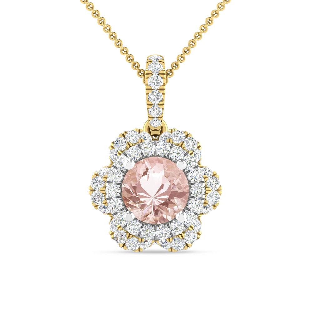 Yellow Gold/White Gold - Morganite