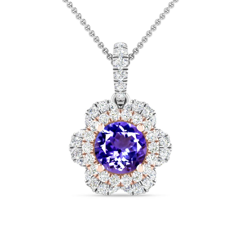 White Gold/Rose Gold - Tanzanite