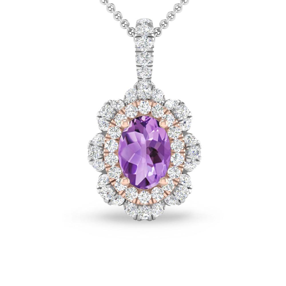 White Gold - Amethyst
