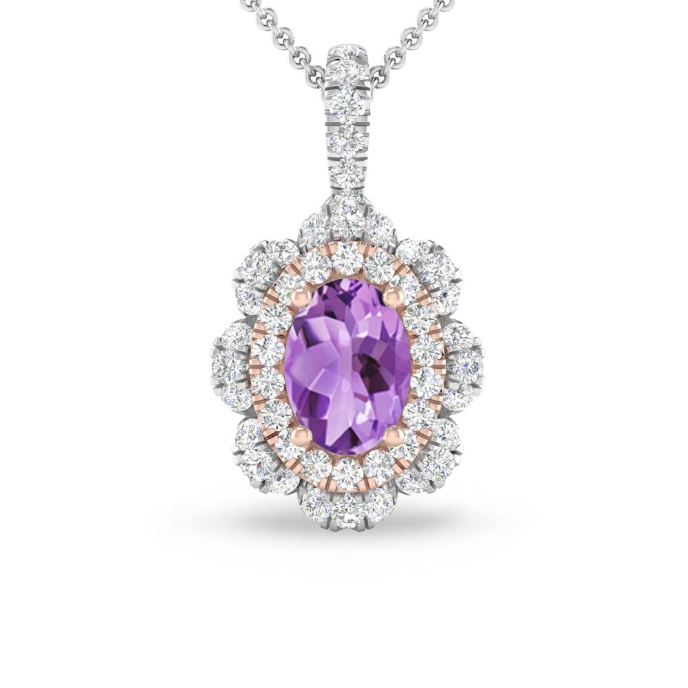 White Gold - Amethyst