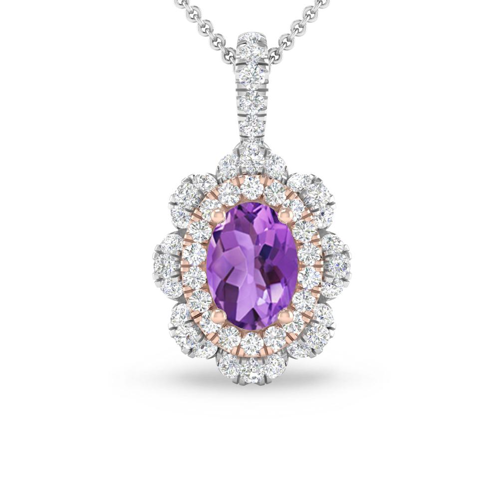 White Gold - Amethyst