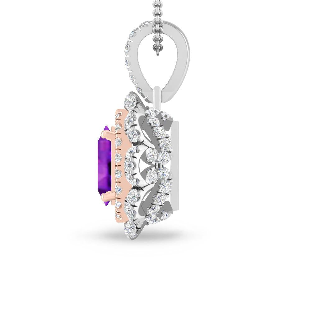 White Gold - Amethyst