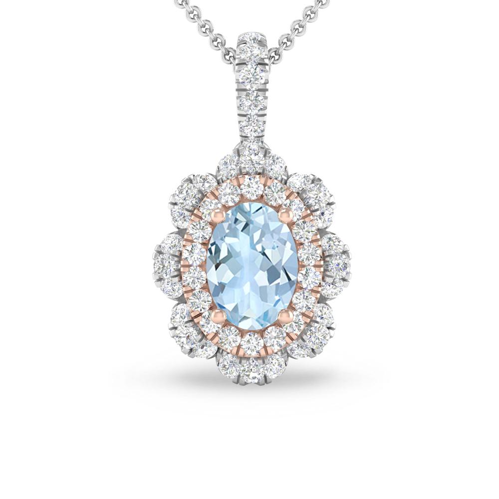 White Gold - Aquamarine