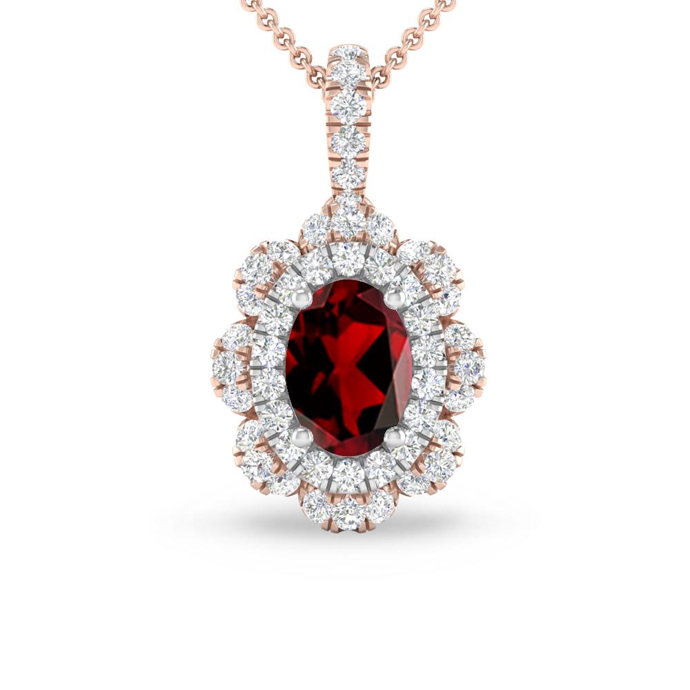 Rose Gold - Garnet