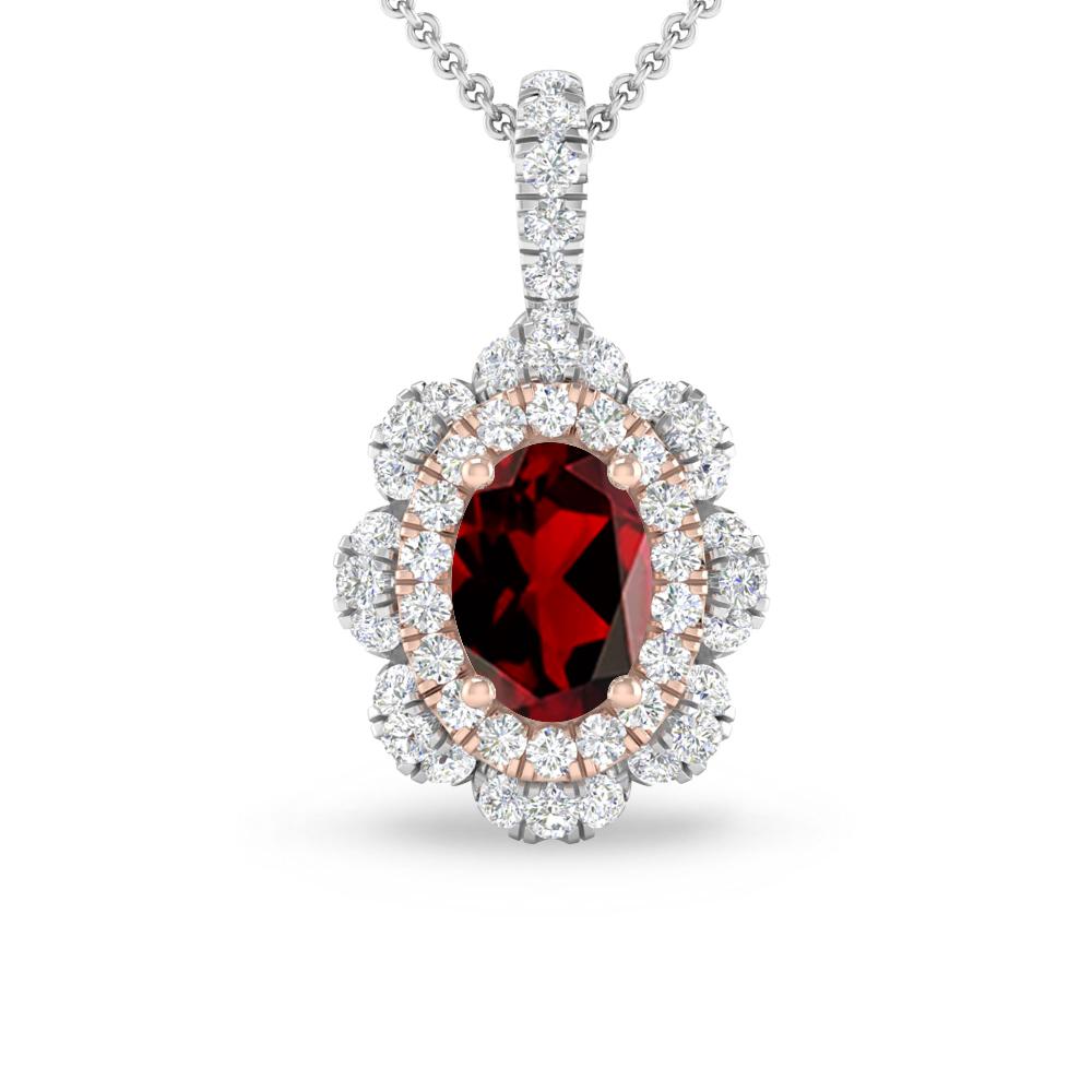 White Gold - Garnet