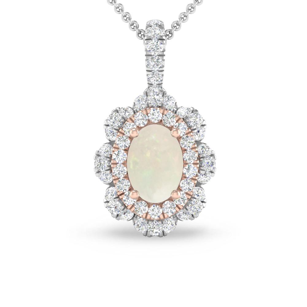 White Gold - Opal