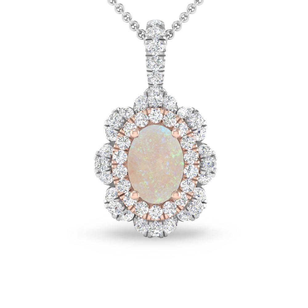 White Gold - Opal