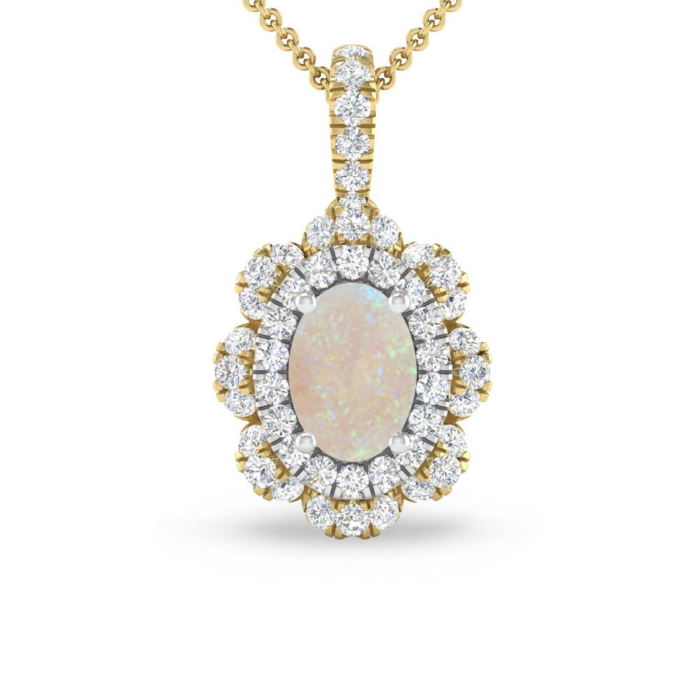 Yellow Gold - Opal